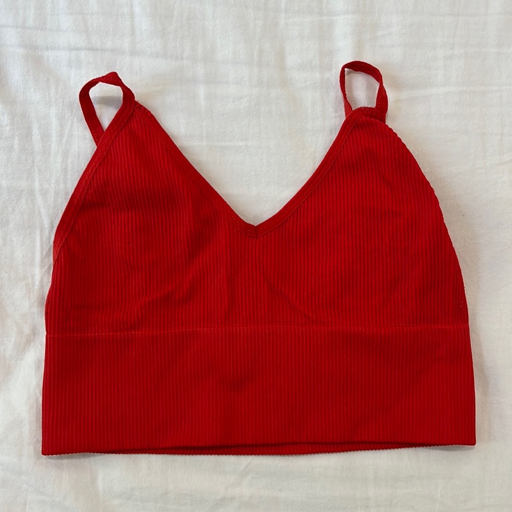 OUT FROM UNDER RED TANK TOP